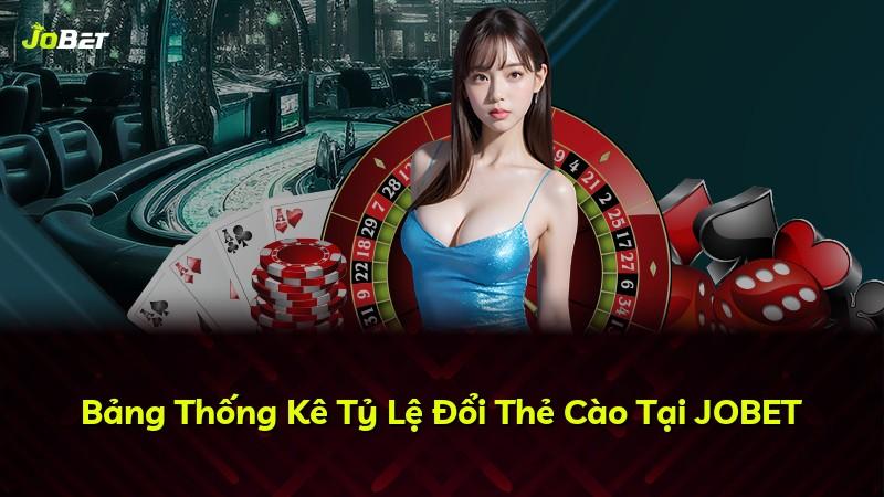 Bảng Thống Kê Tỷ Lệ Đổi Thẻ Cào Tại JOBET