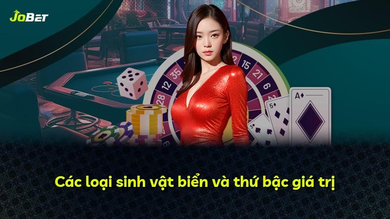 Các loại sinh vật biển và thứ bậc giá trị